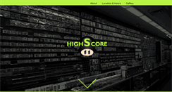 Desktop Screenshot of highscorevideogames.com